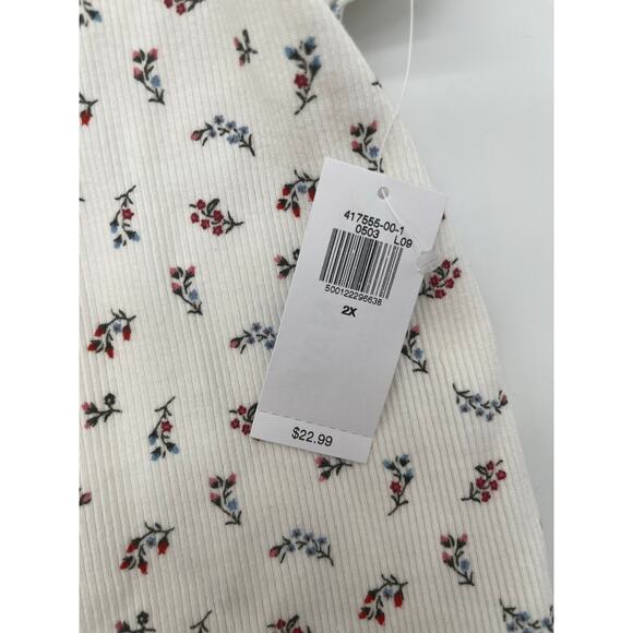 OLD NAVY NWT Short Sleeve Top, Button Up, 2X Plus Size - Picture 5 of 6